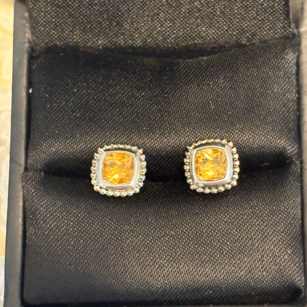 LAGOS Citrine Stud Earrings